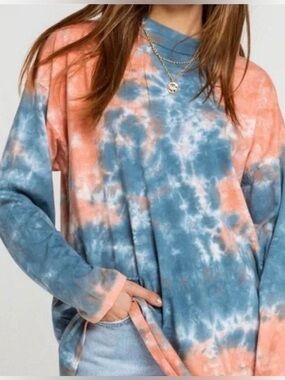 Free People Tie Dye Long Sleeve Tee